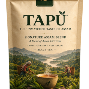 TAPU Signature Assam Blend | A Blend of Assam CTC Teas | Rich & Aromatic Chai | Black Tea | 1kg